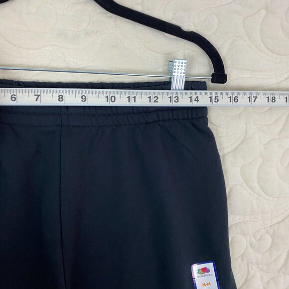 NEW Fruit of the Loom Mens Black Joggers Track Pants Size Medium - Picture 6 of 9